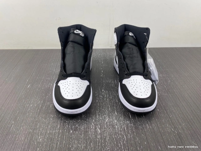 Rep Husky Jordan DZ5485-010 Reverse Panda OG 1 Air High 0813